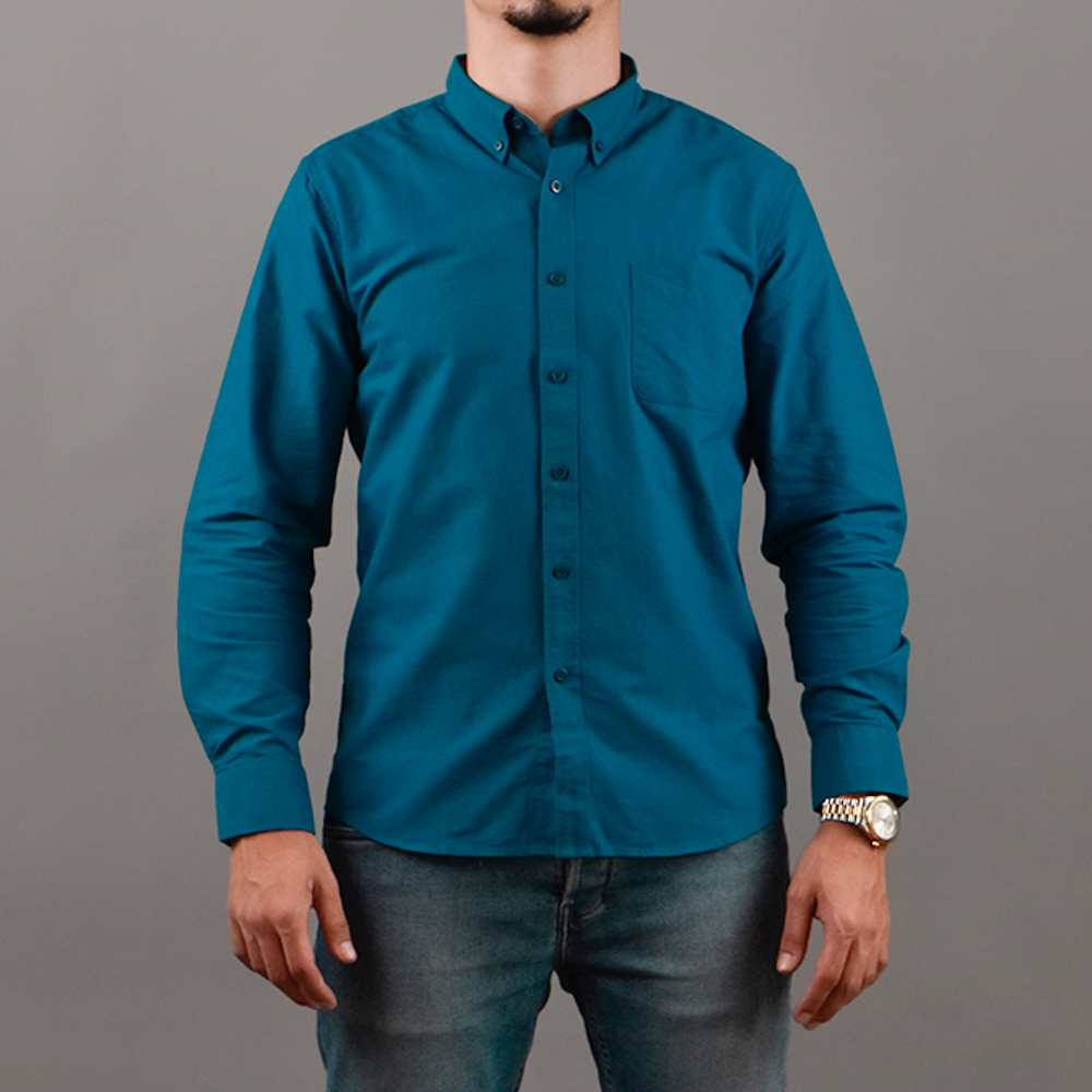 CHEMISE Bleu Pétrole