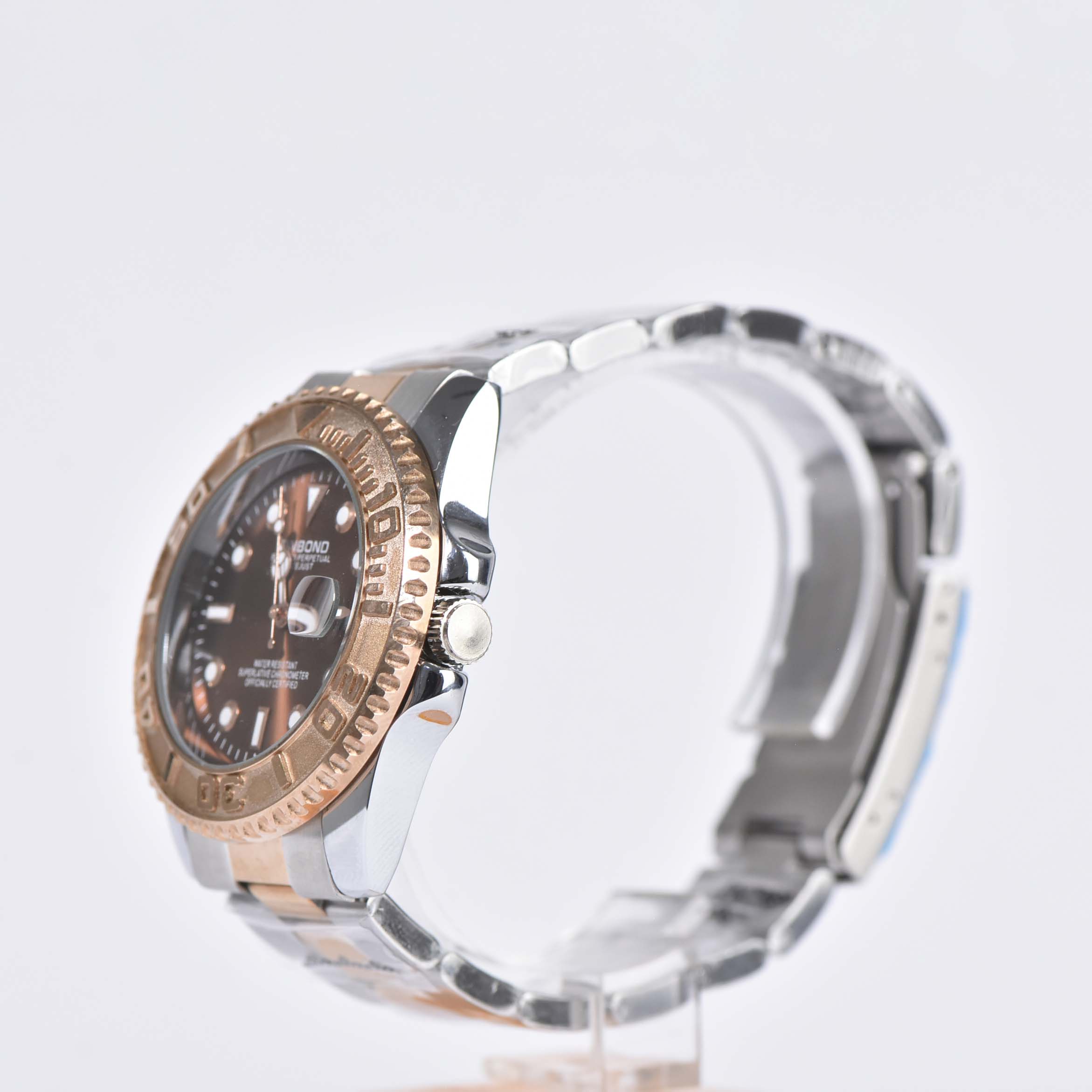 Montre Homme BINBOND Silver Rose GOLD