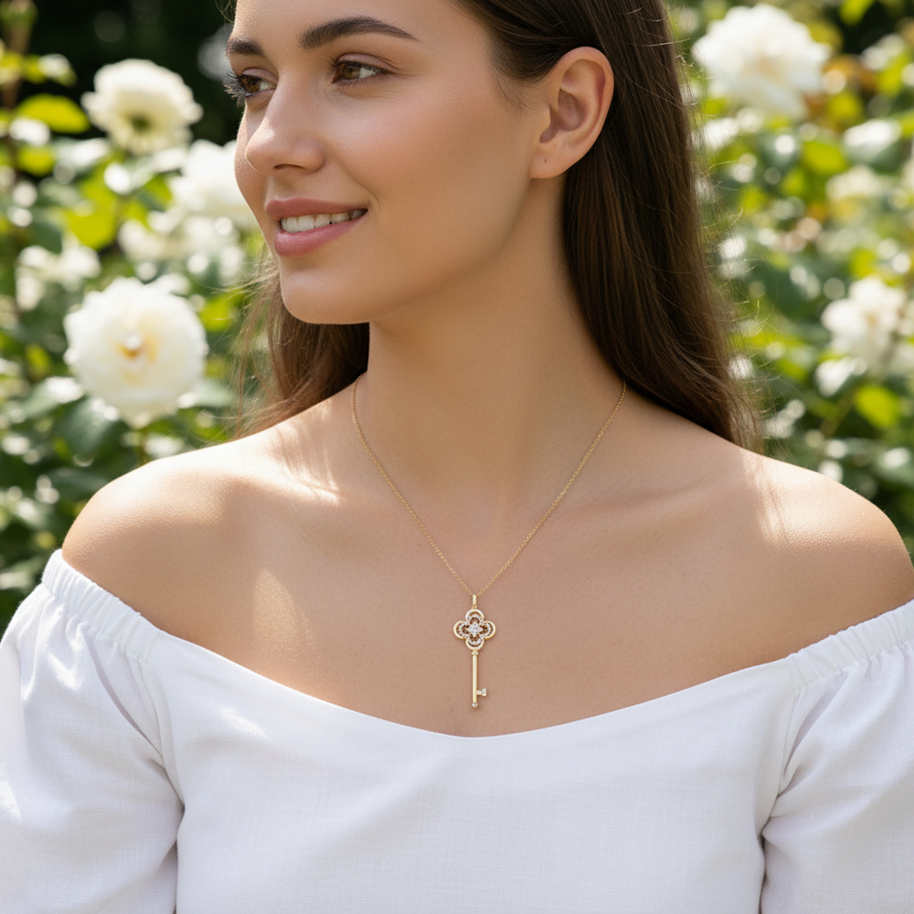 UNLOCKED AQUAMARINE NECKLACE