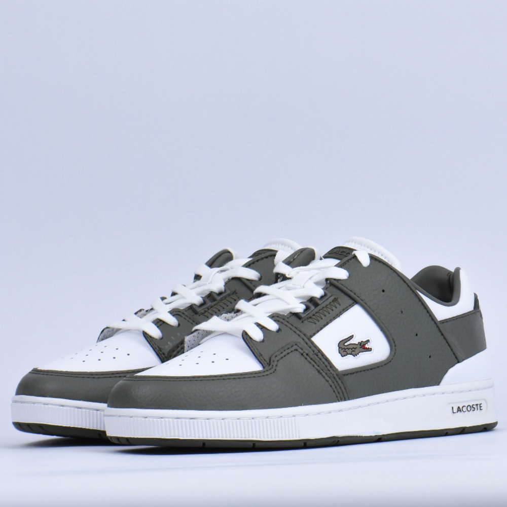 LACOSTE COURT CAGE WHT/KHK