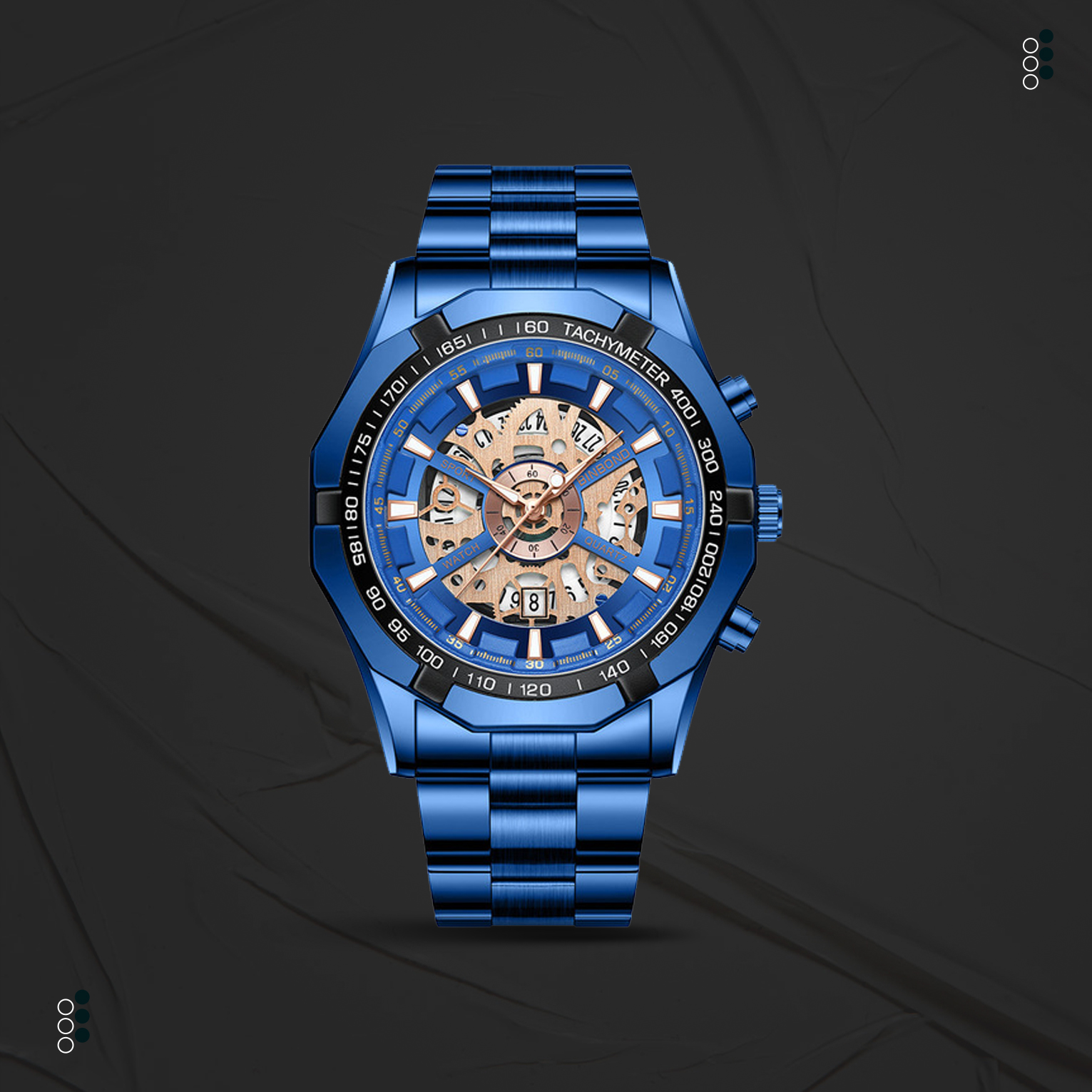 Montre Homme BINBOND SPORT BLEU