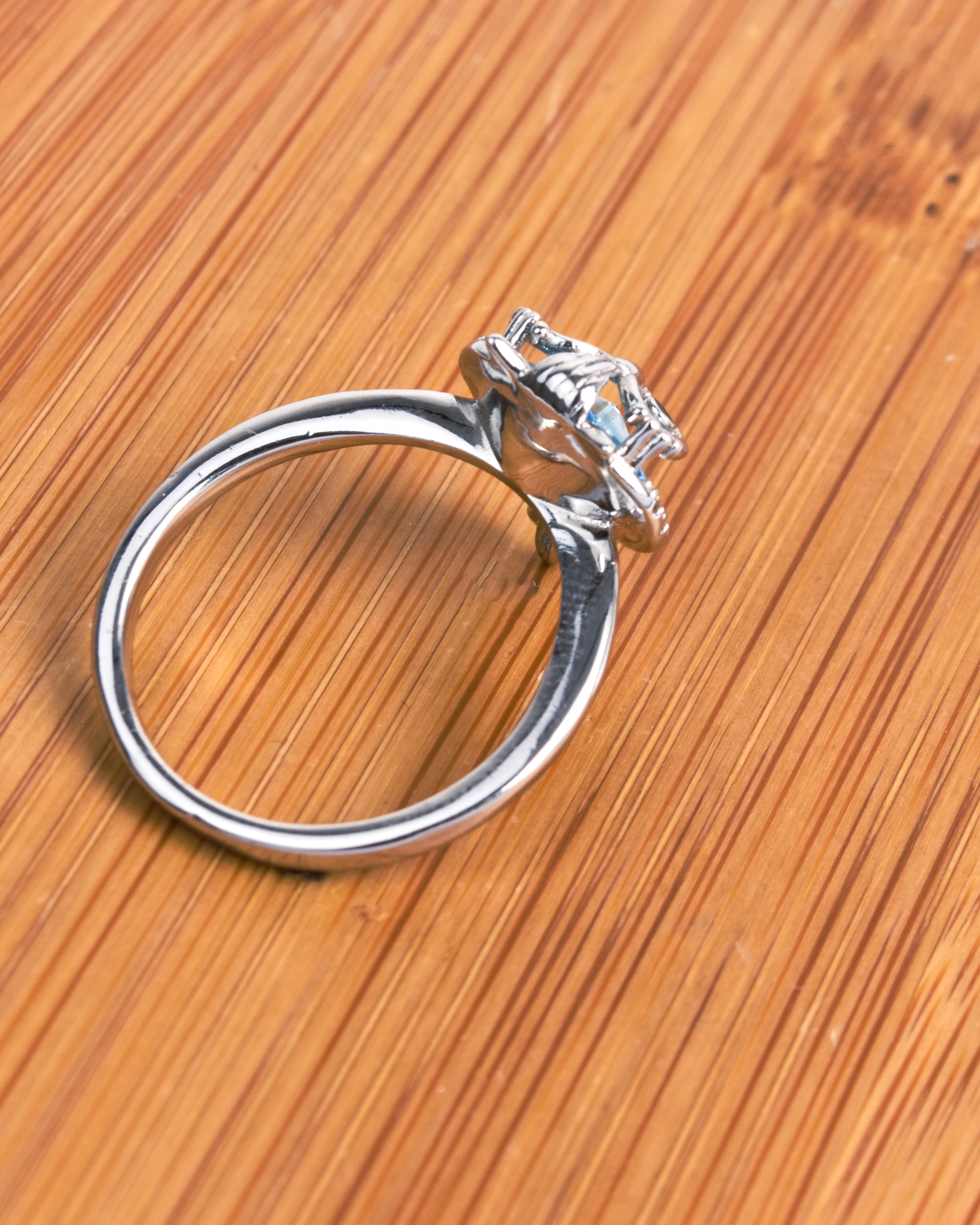 bague pierre hibou  bleu