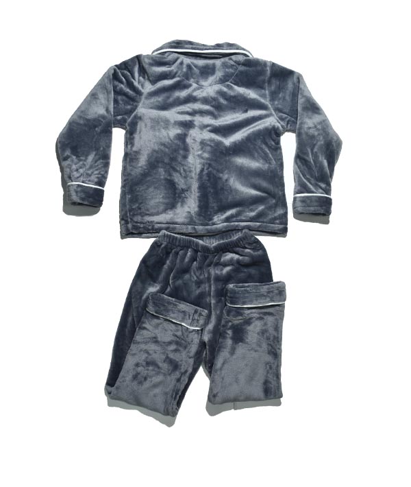 pyjama fourrure gris - yipinfu-
