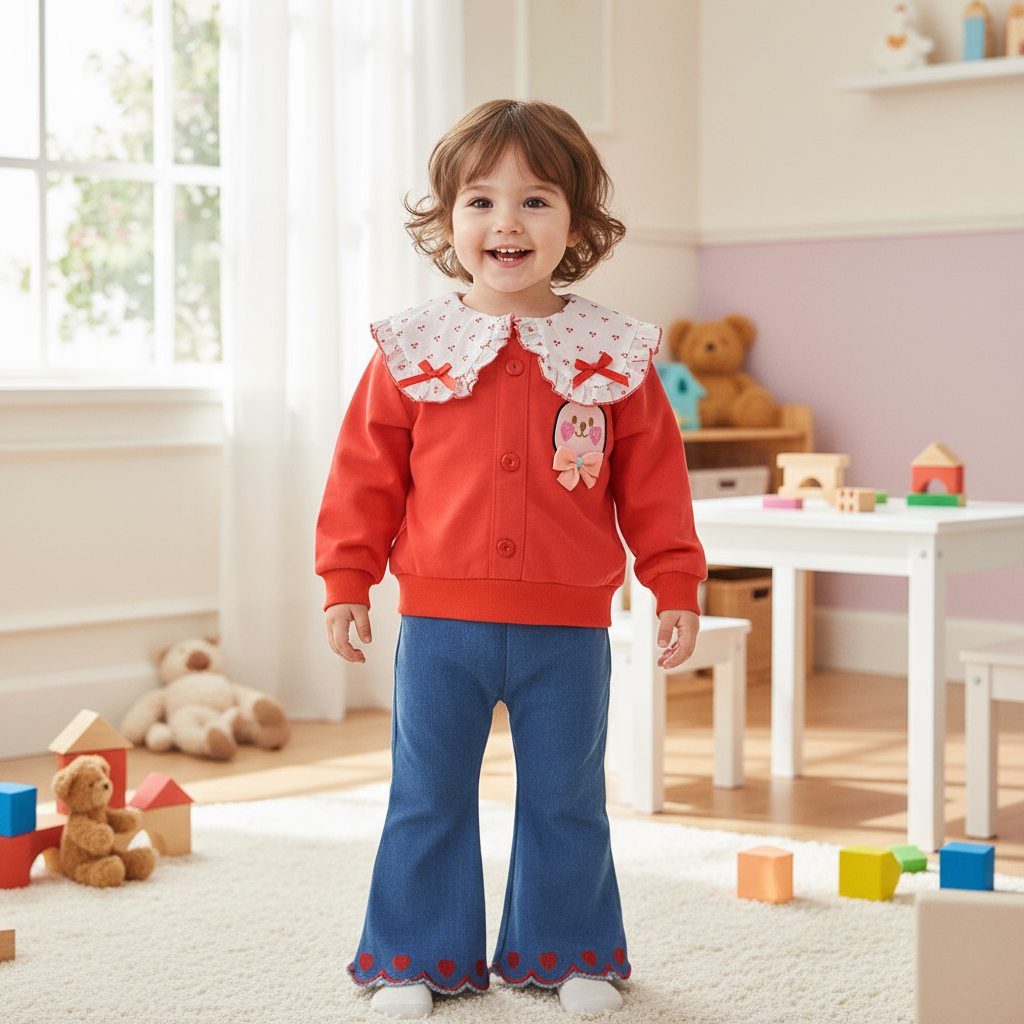 ENSEMBLE 2 pcs t-shirt rouge