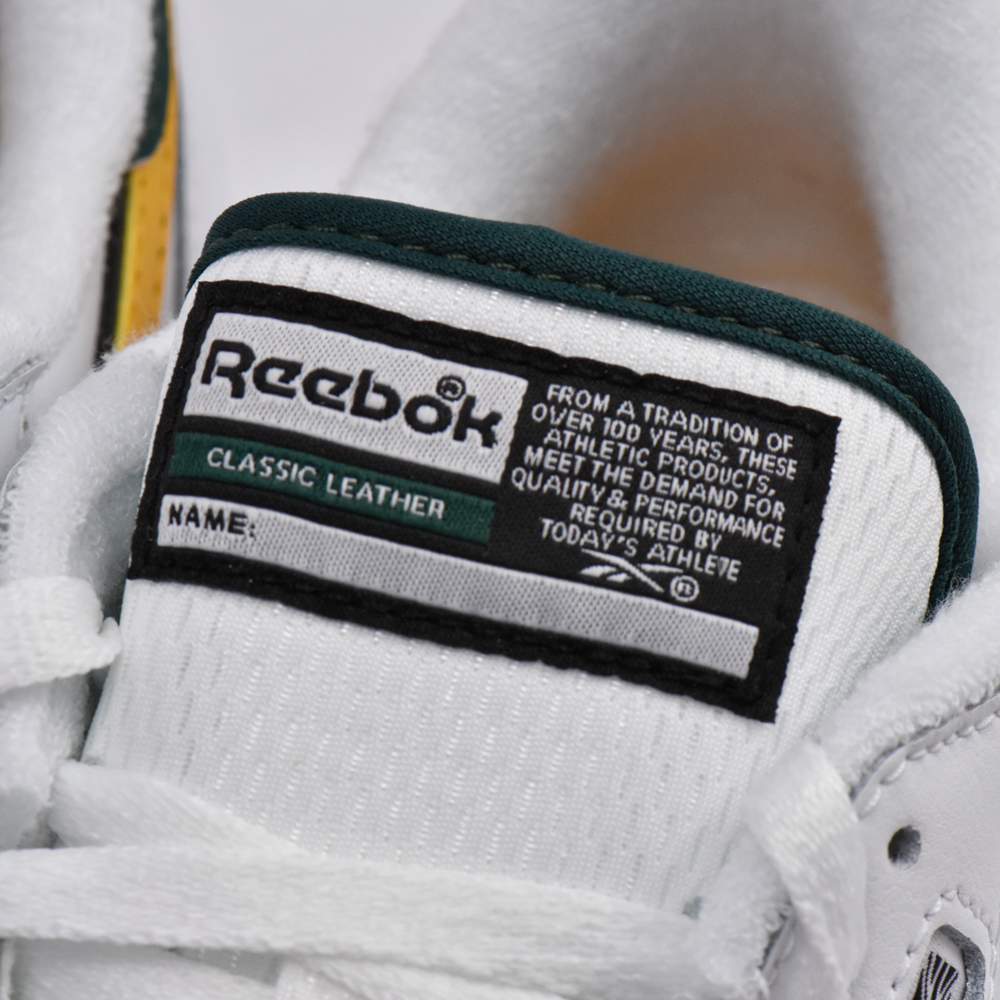 REEBOK CLASSIC LEATHER WHITE/GOLD/GREEN