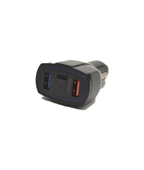 CAR CHARGER TYPE- C .2 USB . 7 A