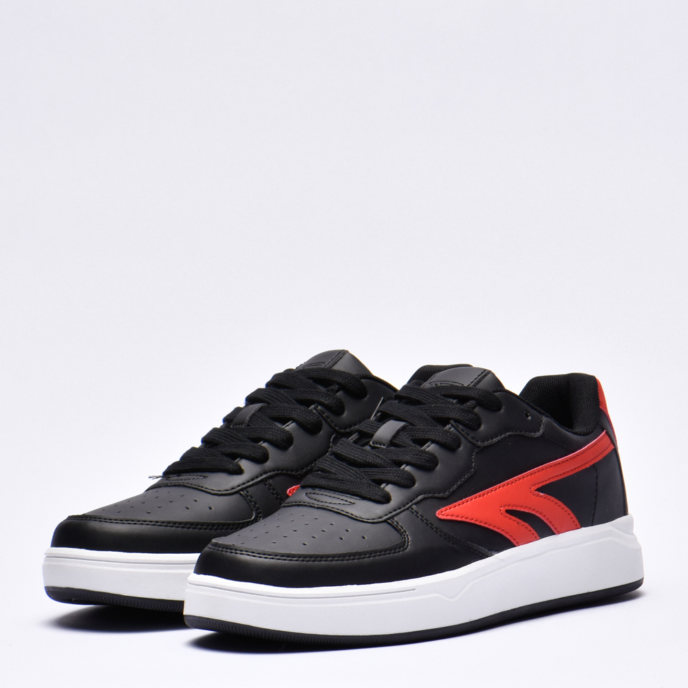 HI TEC VARSITY COURT BLACK RED