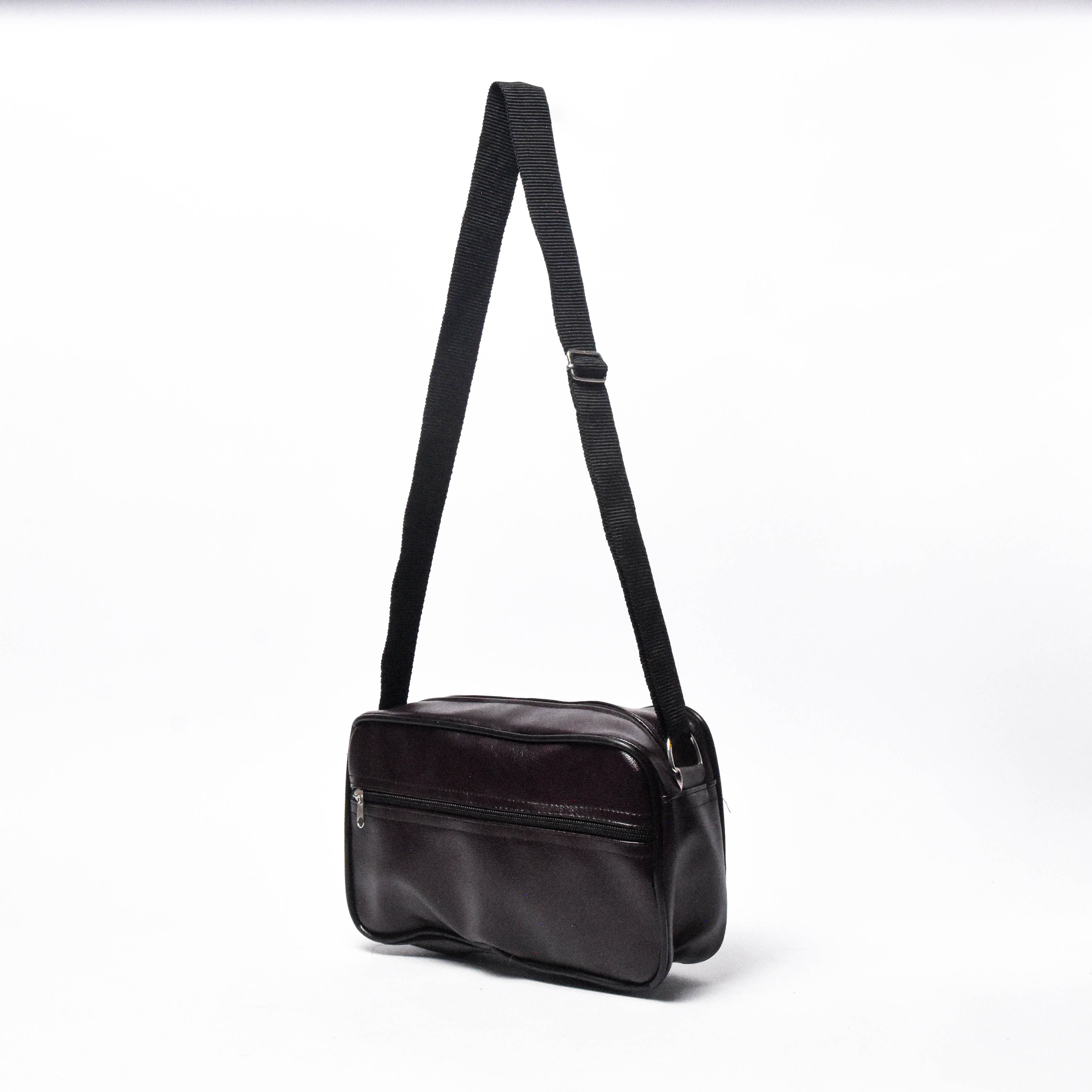 Sac Bandoulière Urbain en Simili Cuir Rouge terre brûlée