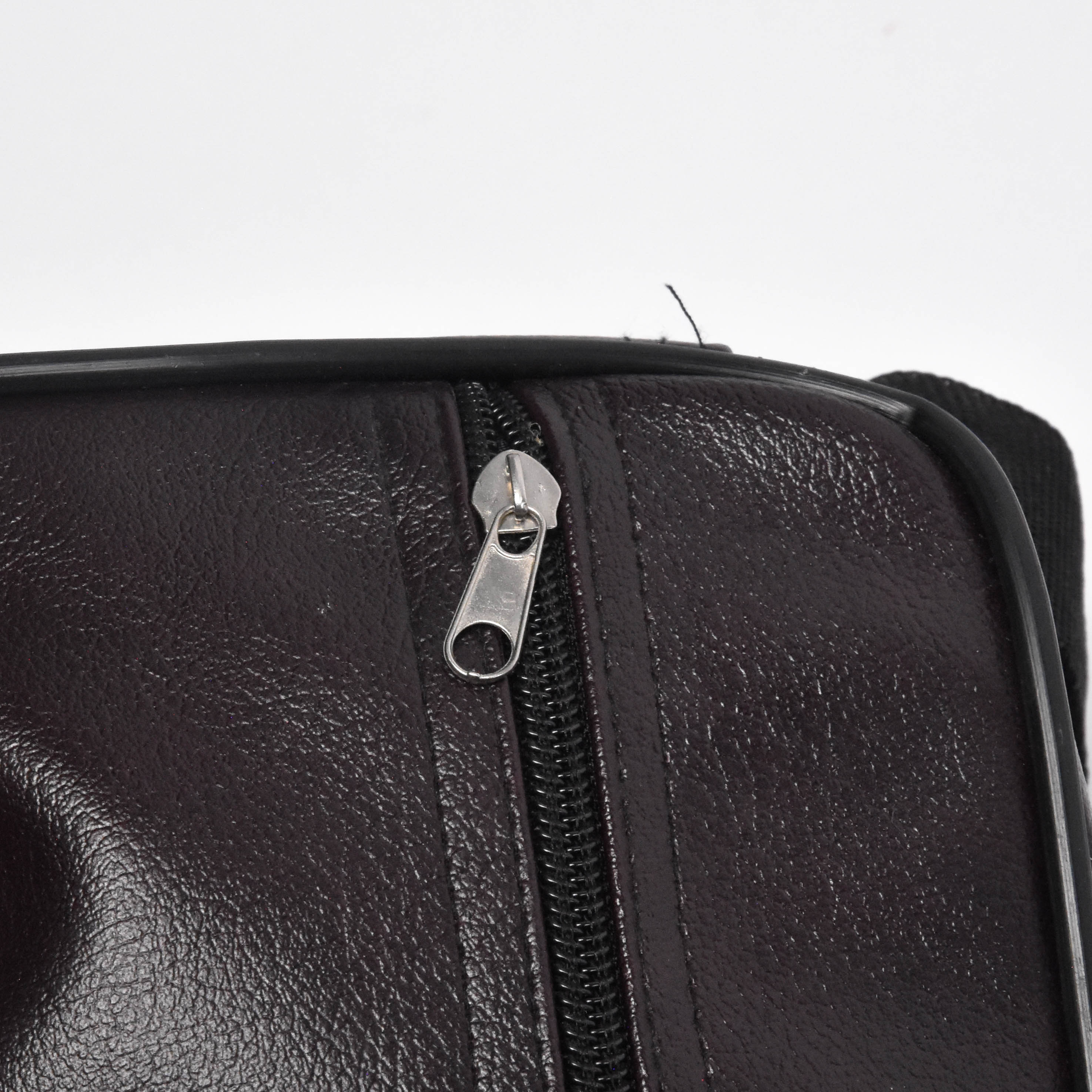 Sac Bandoulière Urbain en Simili Cuir Rouge terre brûlée