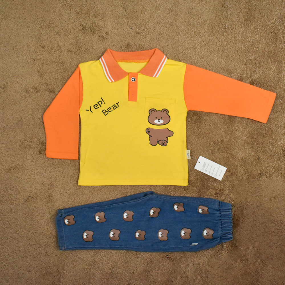 ENSEMBLE 3 pcs t-shirt JAUNE