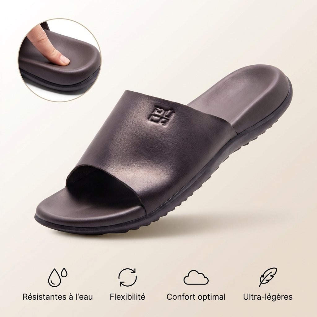 PUCA MEN SPORT SLIPPERS CRATER BROWN