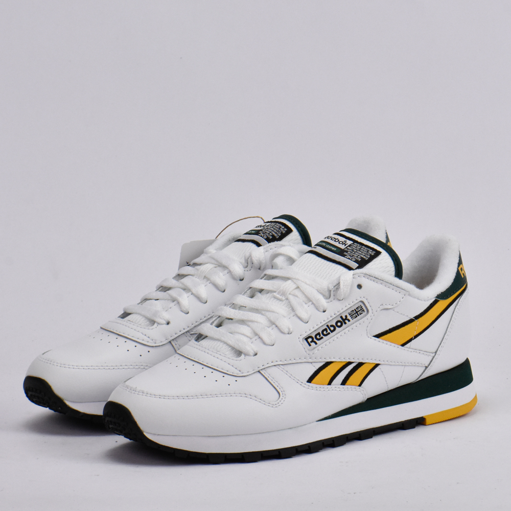 REEBOK CLASSIC LEATHER WHITE/GOLD/GREEN