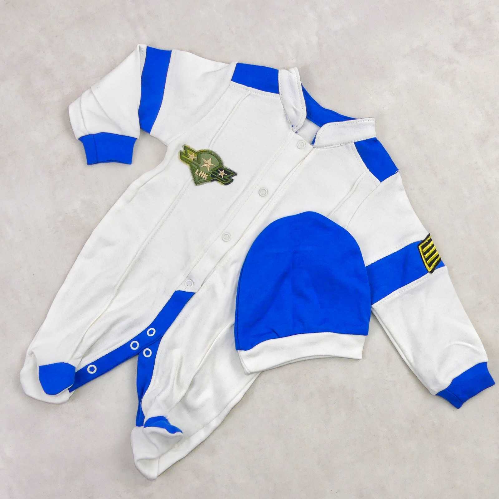 BABY PILLOT BLANC BLEUE F