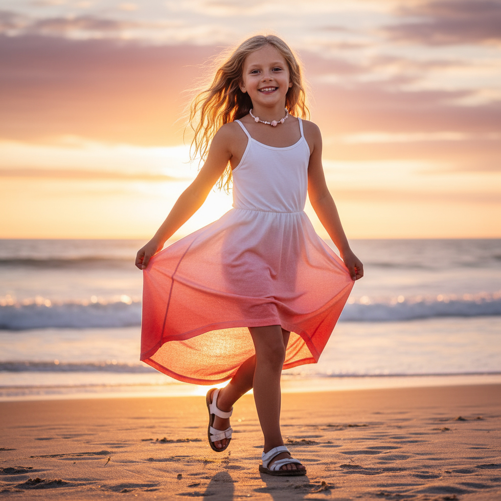 PEPPERTS ROBE D'ÉTÉ FILLE	