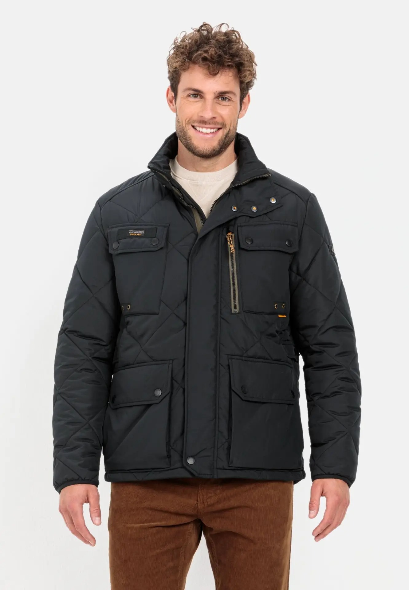 CAMEL ACTIVE Functional jacket with diamond quilting