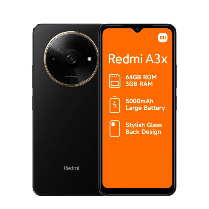 REDMI A3X 3/64GB Midnight Black