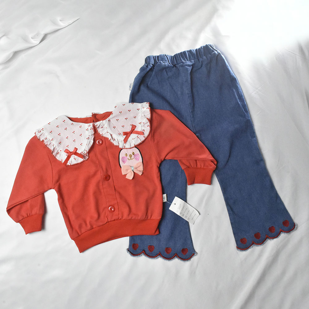 ENSEMBLE 2 pcs t-shirt rouge