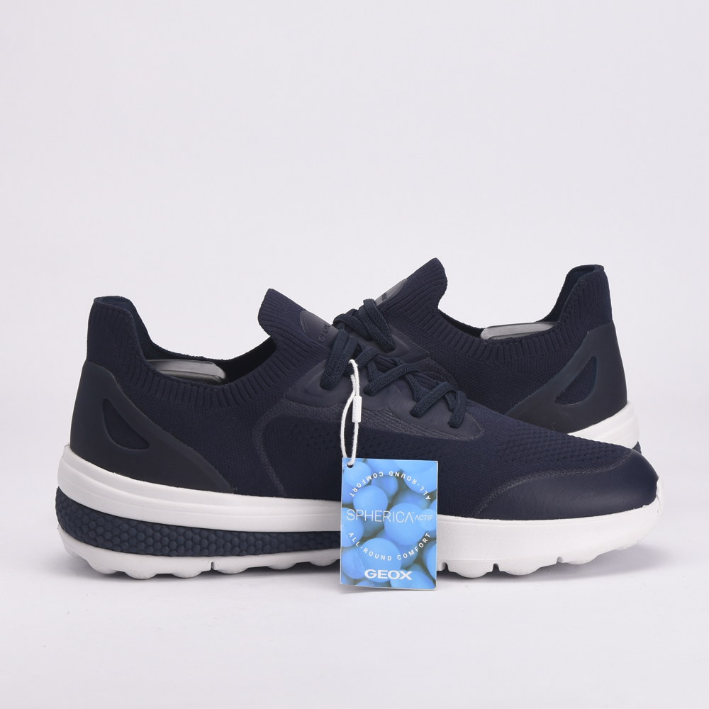 BASKET GEOX U SPHERICA BLEU NUIT 