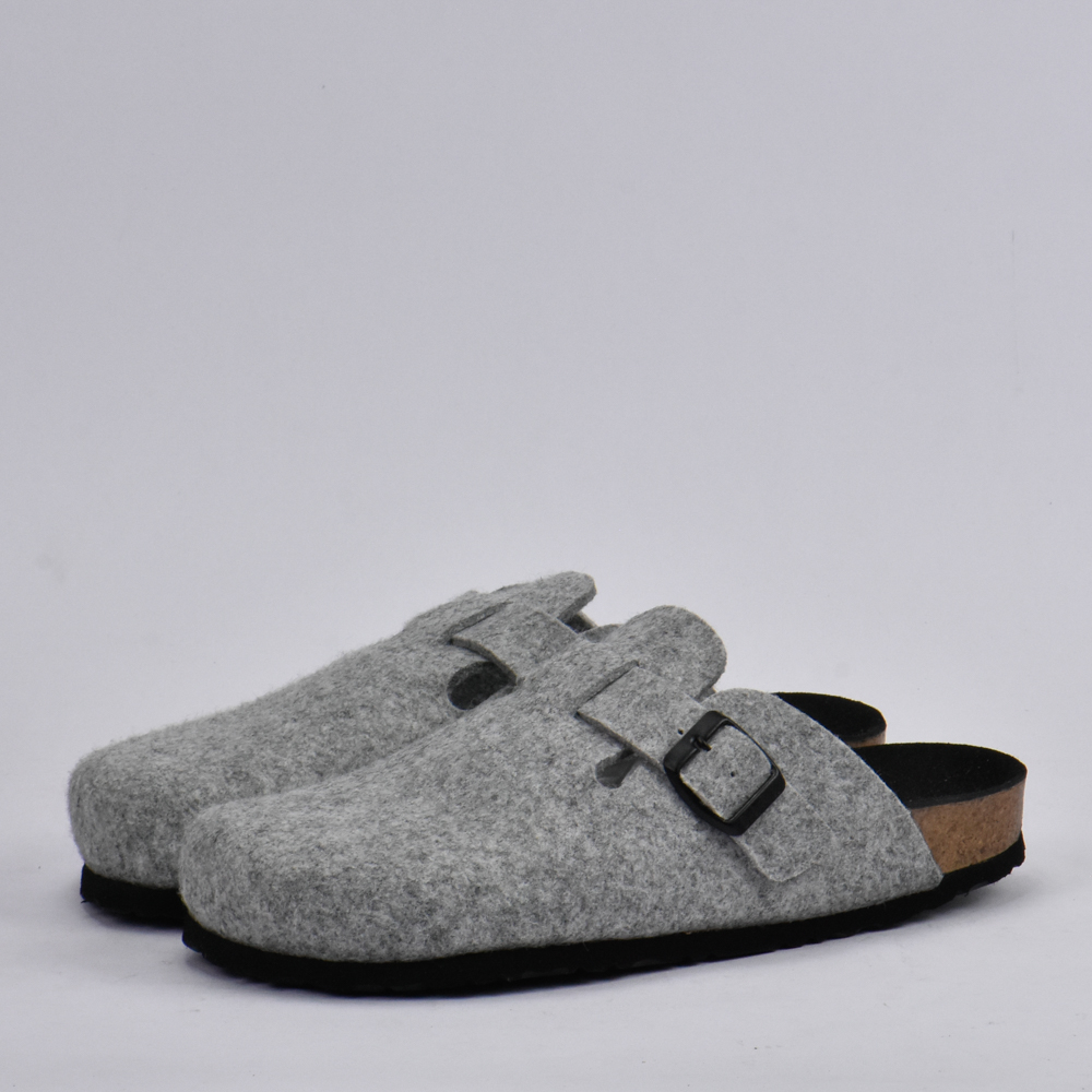 BIRKSBOT FEUTRE GRIS PLANTA NOIR