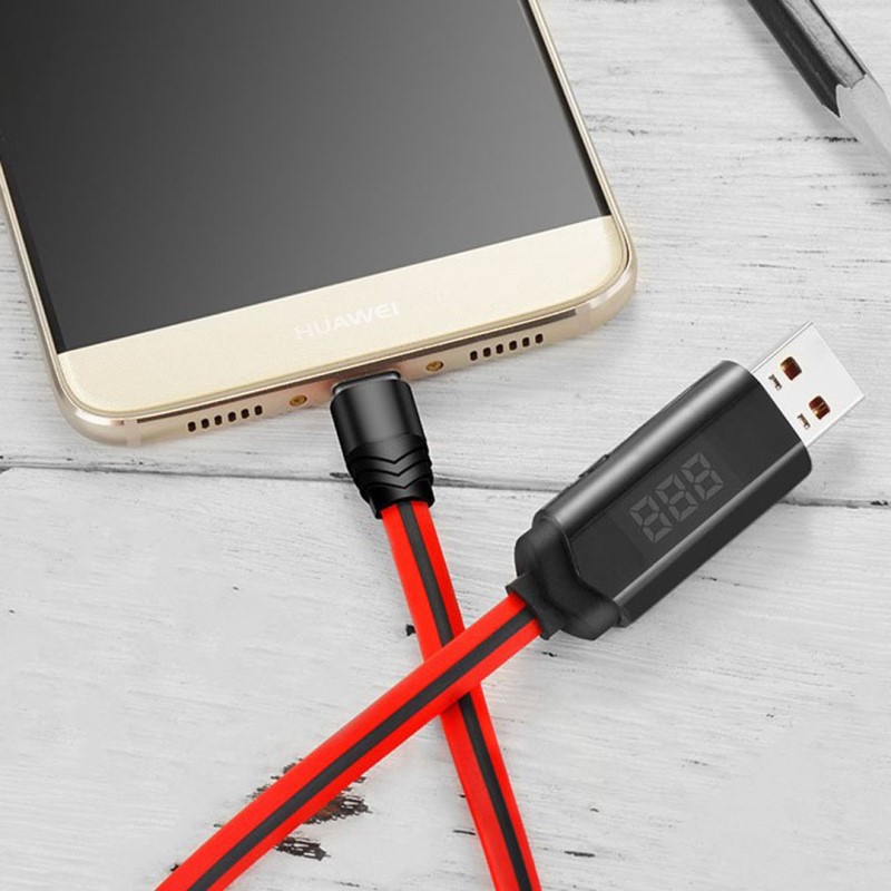 Cable “U29 LED” charging data Micro-USB