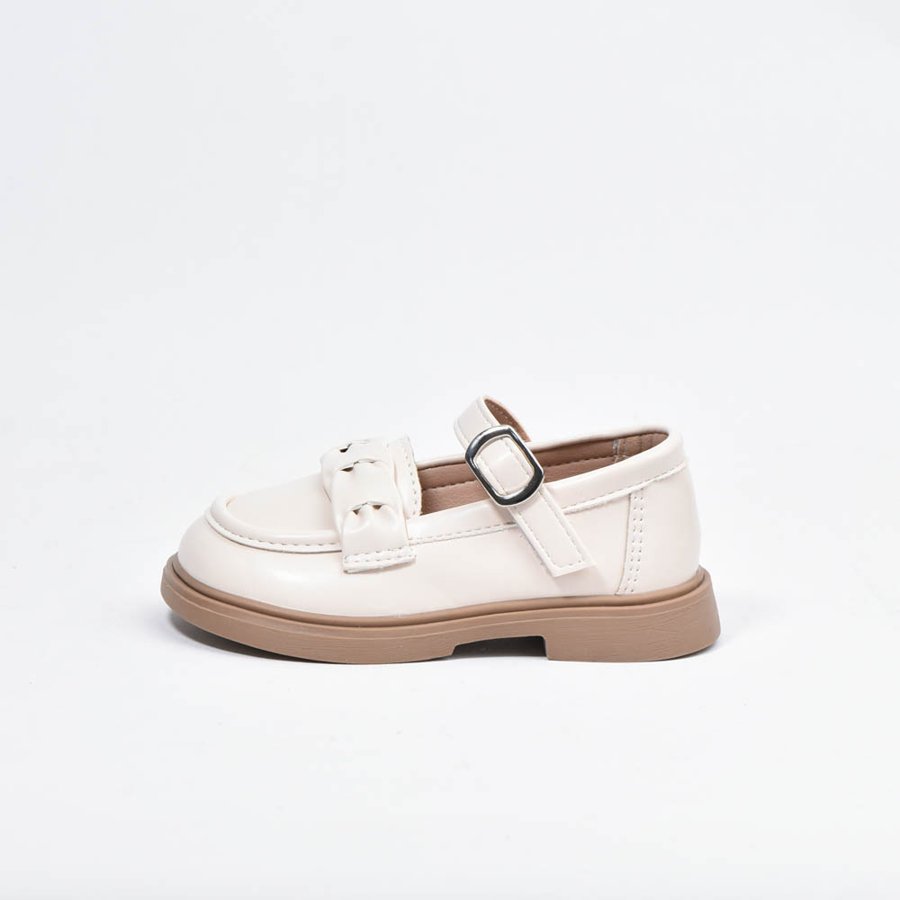 Chaussure Bande de nœuds Beige