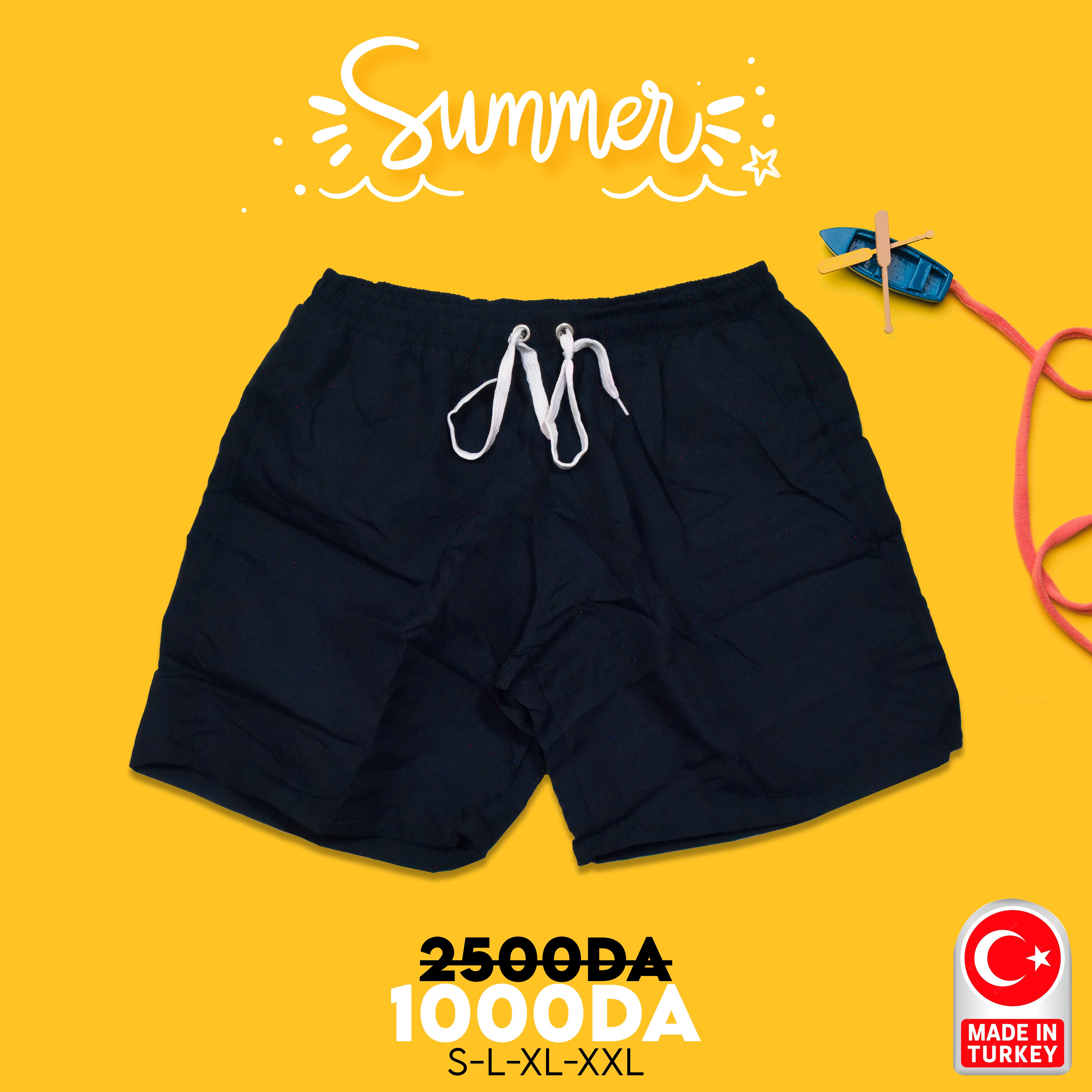 SHORT BLEU NUIT