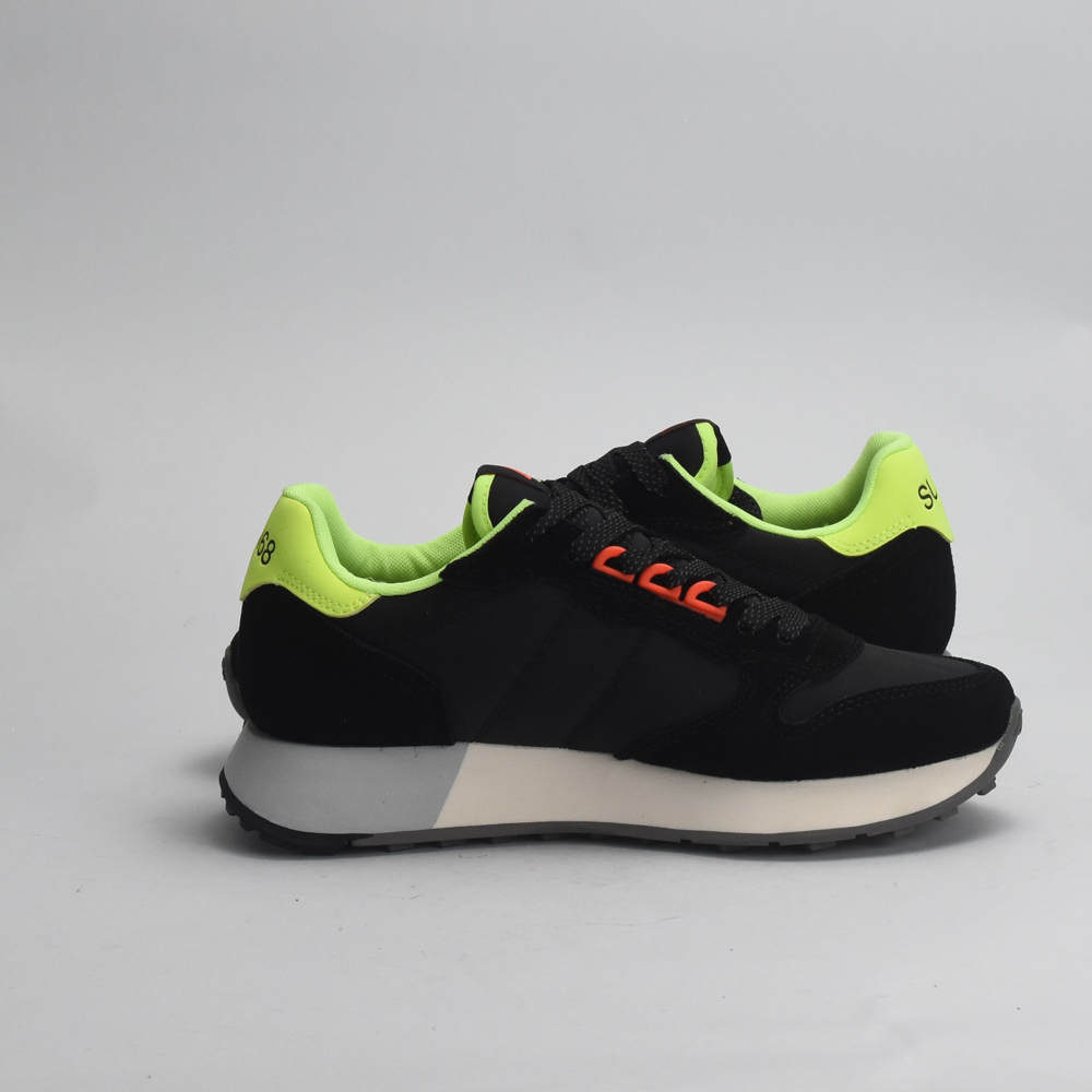 BASKET SUN68 JAKI 2.0 FLUO 11 NERO