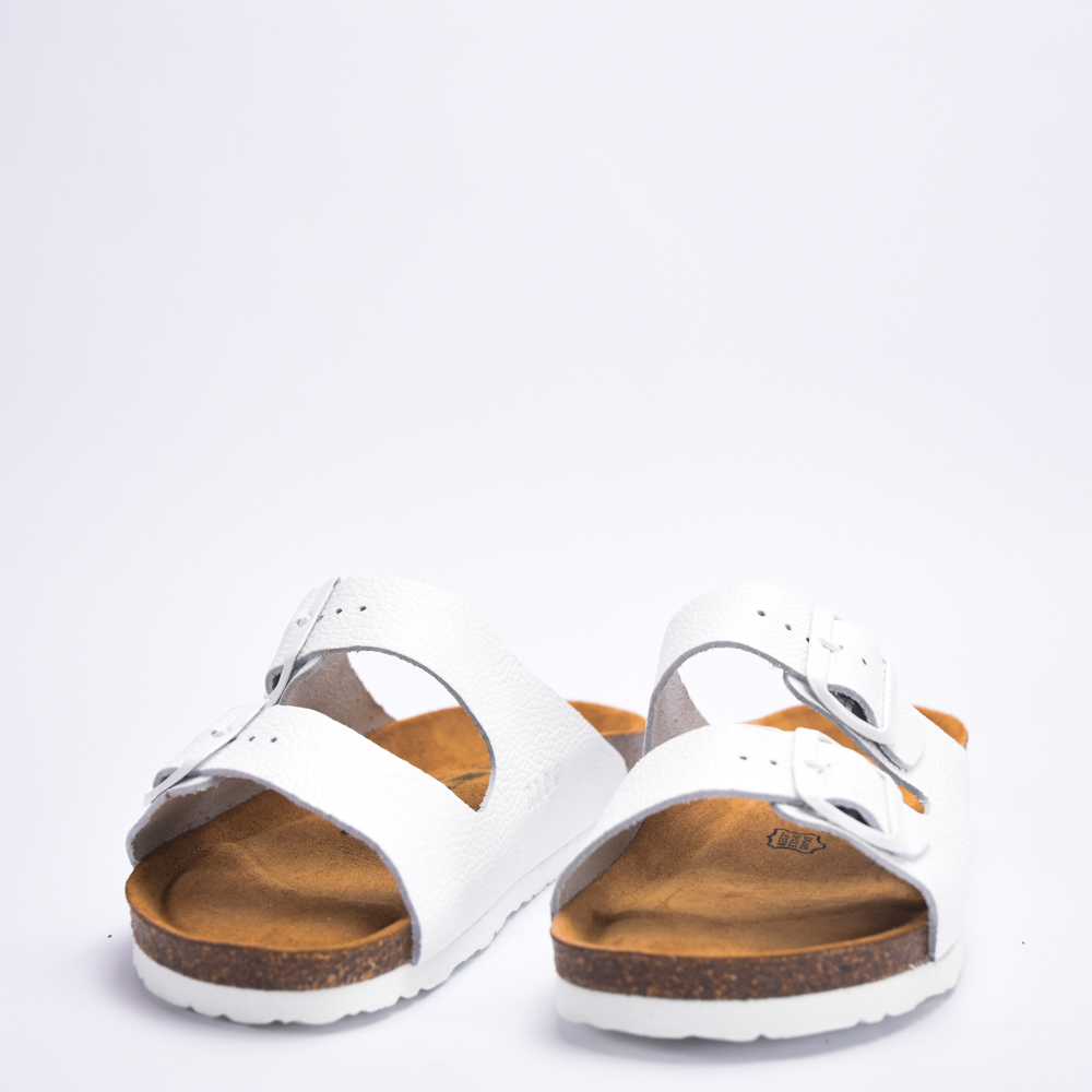  BIRKSBOT  CUIR BLANC