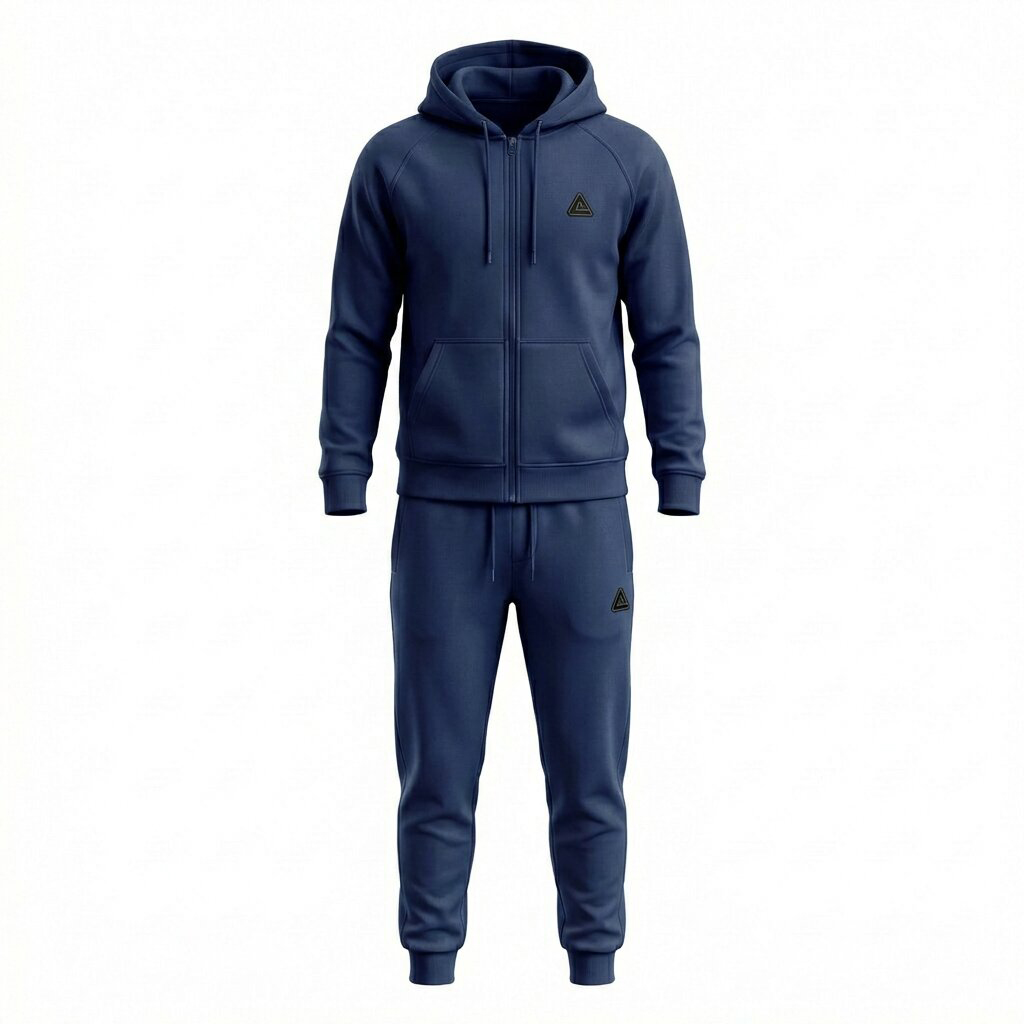 PEAK KNITTED TRACKSUIT NAVY