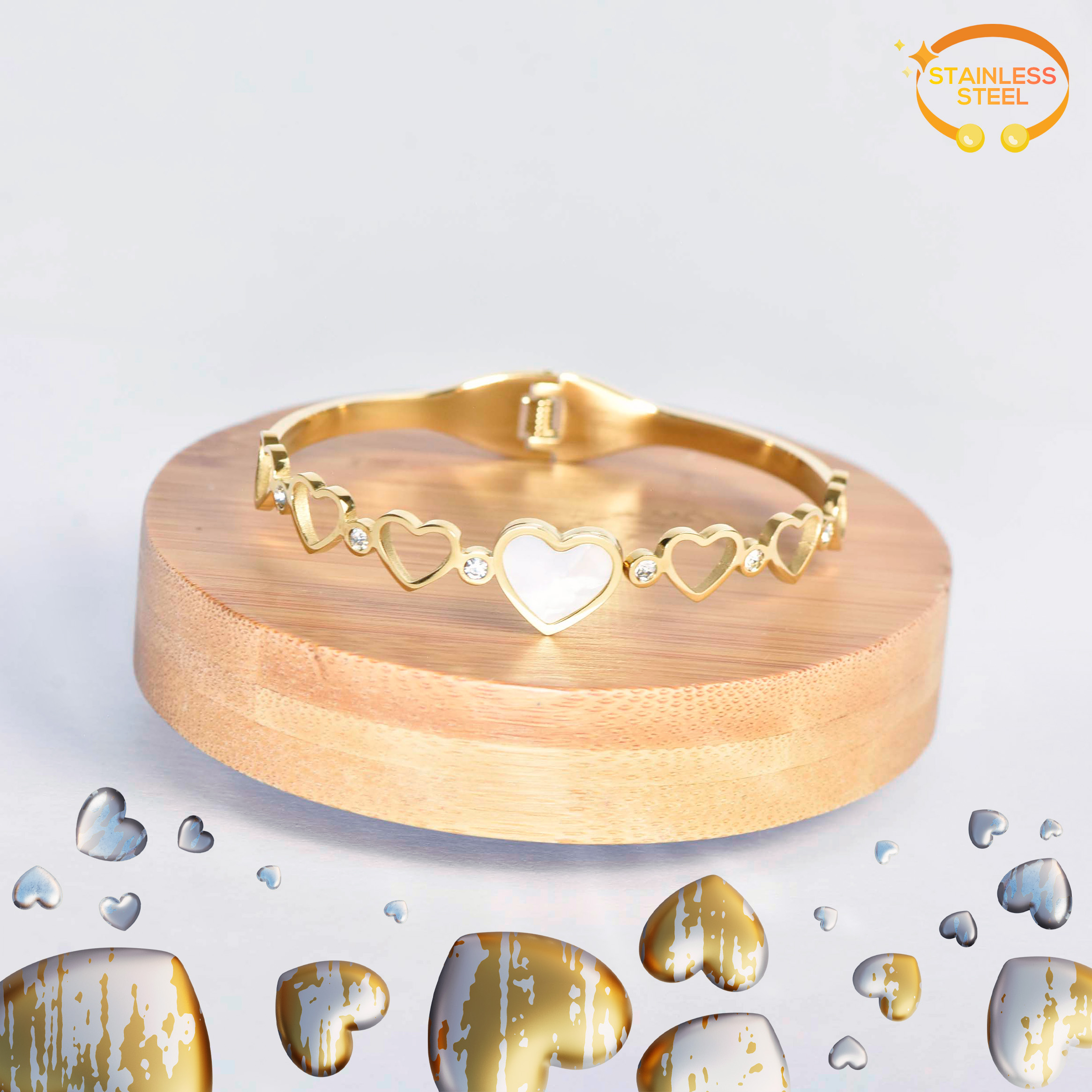 BRACELET TRONE DE COEUR