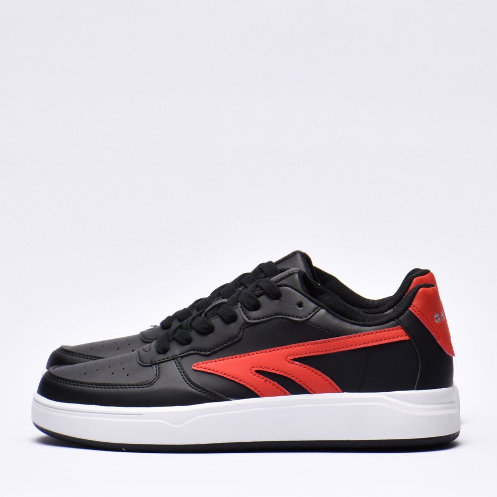 HI TEC VARSITY COURT BLACK RED