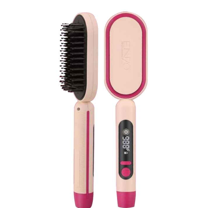 ENZO PROFESSIONAL Peigne Pour Cheveux Chauffante Lissante Pro 988F°