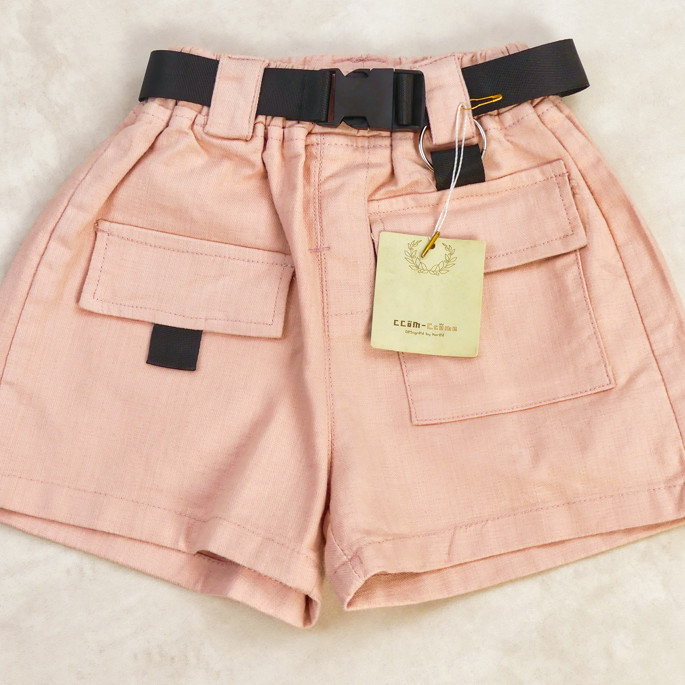 SHORT POUR FILLE SAUMON 