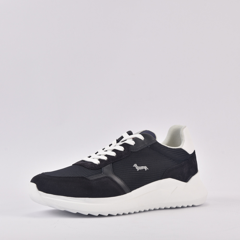 HARMONT AND BLAINE SCARPA UOMO CAMOSCIO  BLU