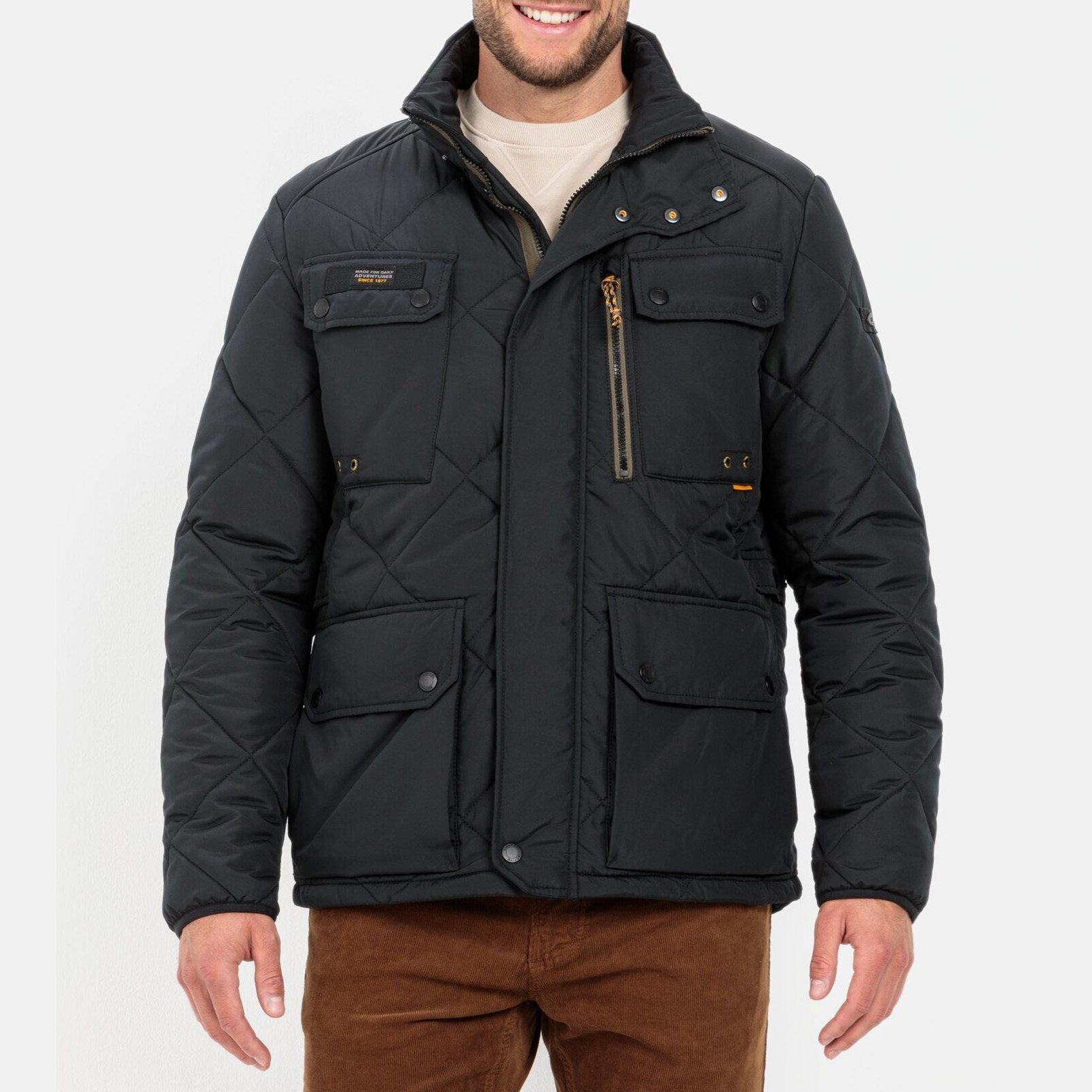 CAMEL ACTIVE Functional jacket with diamond quilting