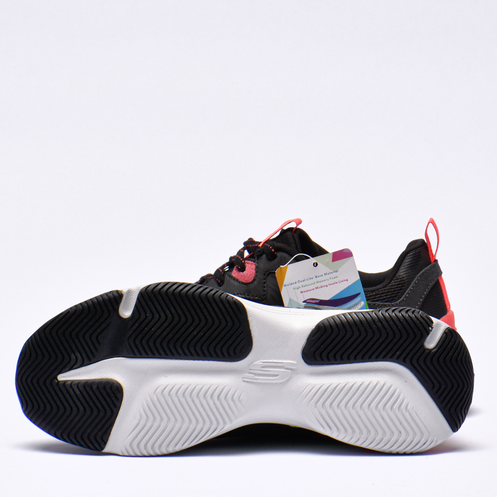 SKECHERS ENERGY RACER-EMBRACE HER BLACK/CORAL