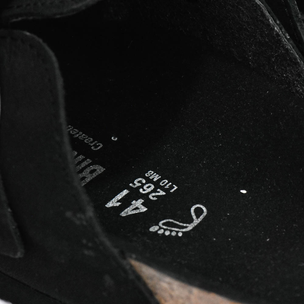 BIRKSBOT NUBUCK NOIR PLANTA NOIR