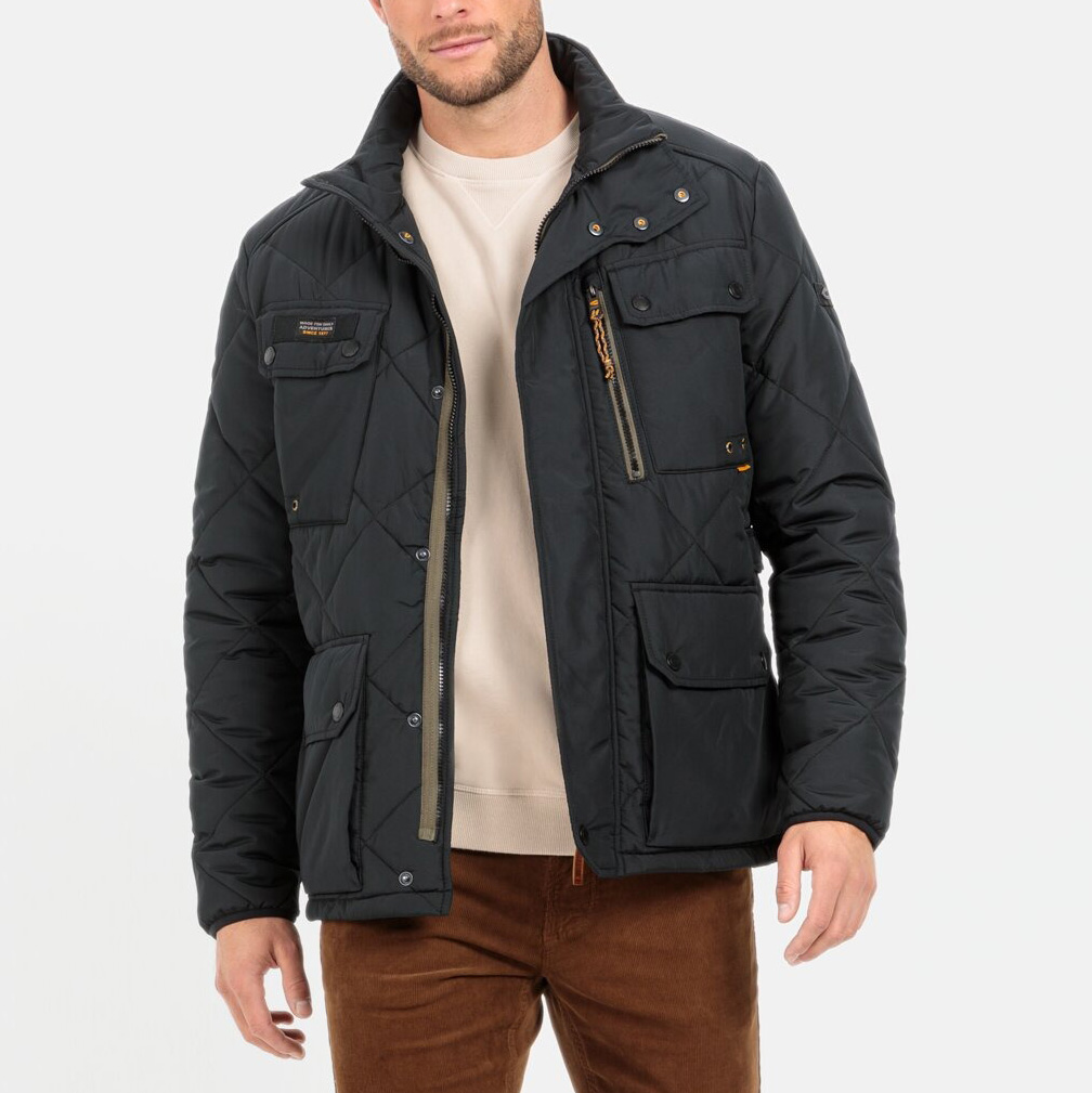 CAMEL ACTIVE Functional jacket with diamond quilting