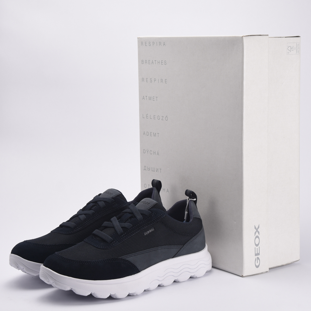 GEOX U SPHERICA A - MESH SUEDE