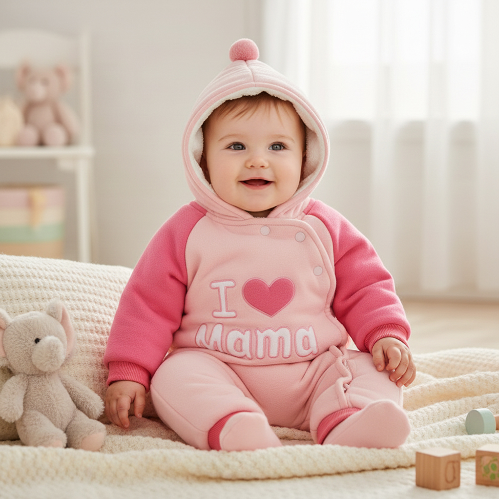 grenouillère DOUDOUNE (I LOVE MAMA )