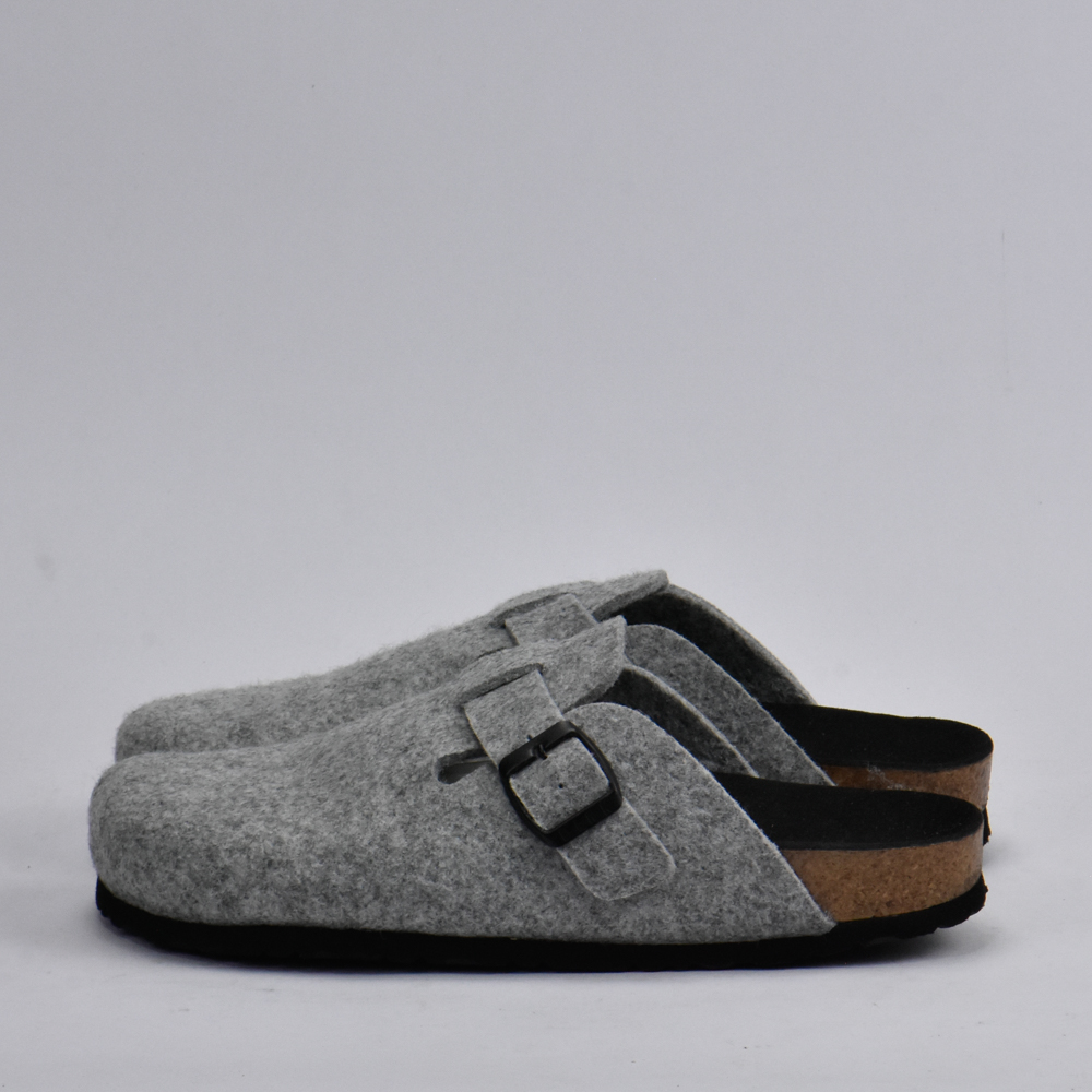 BIRKSBOT FEUTRE GRIS PLANTA NOIR