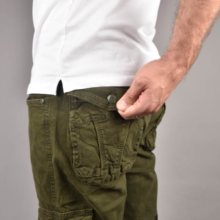 Pantacourt CARGO Vert Militaire