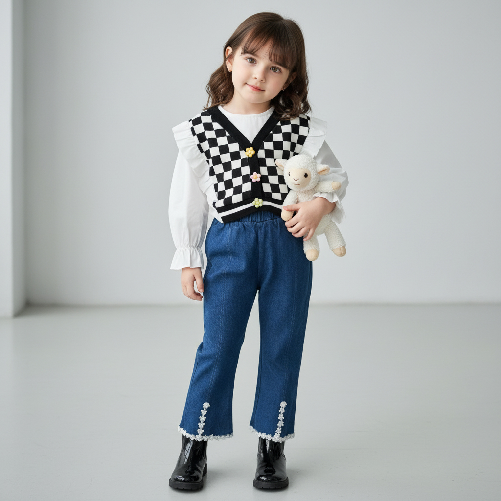 ENSEMBLE 2 PCS NOIR ET BLANC