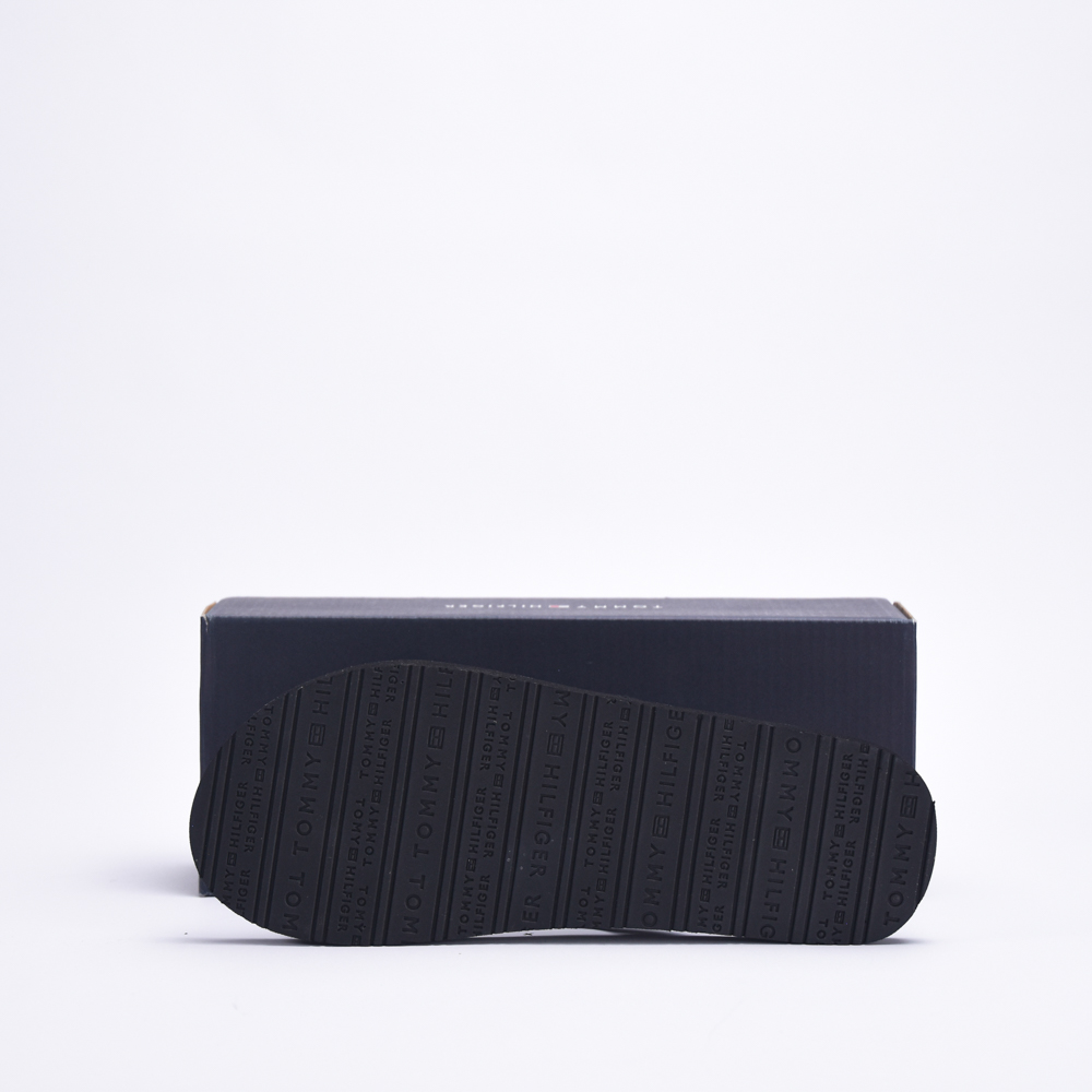 STRIPES FLIP FLOP BLACK