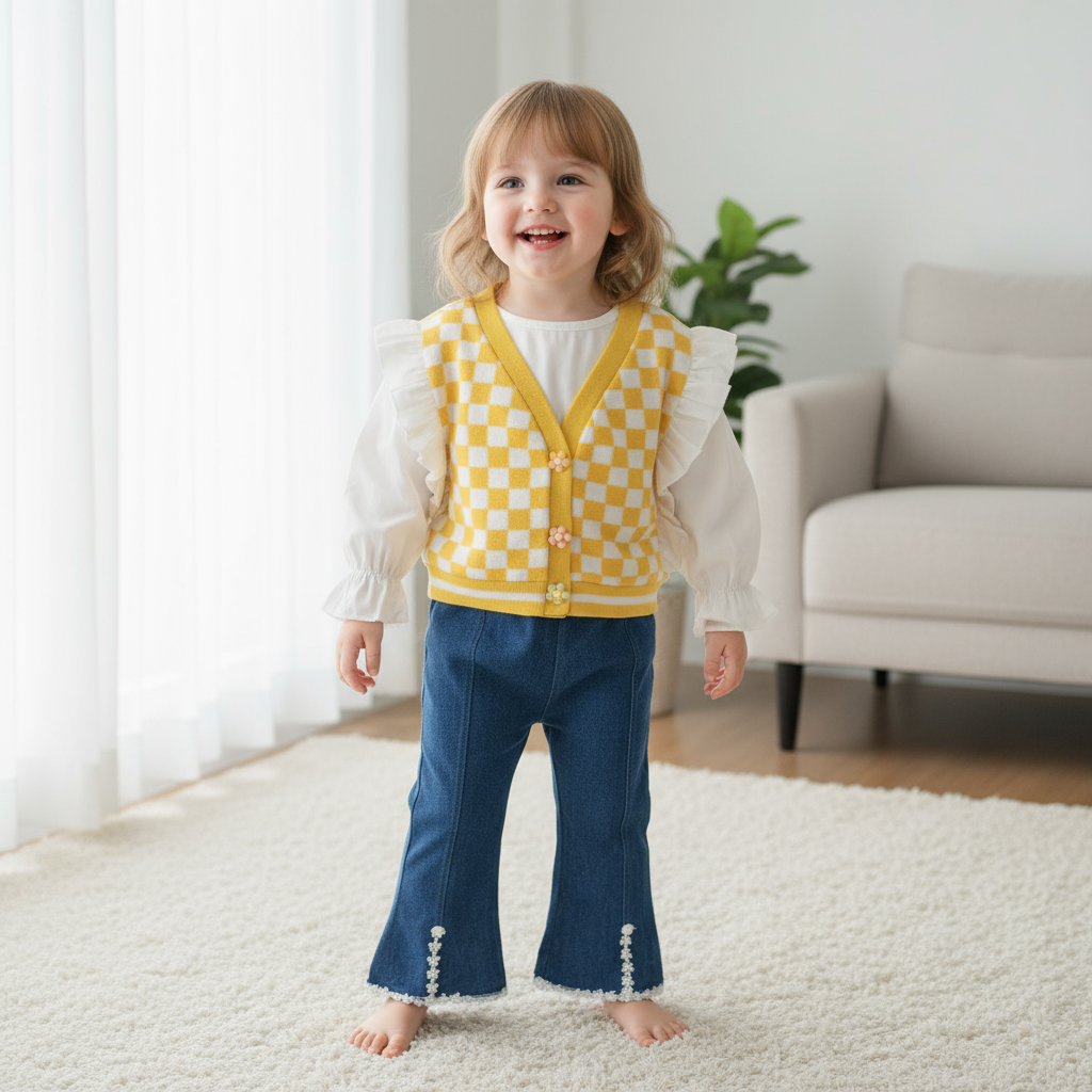 ENSEMBLE 2 pcs t-shirt JAUNE