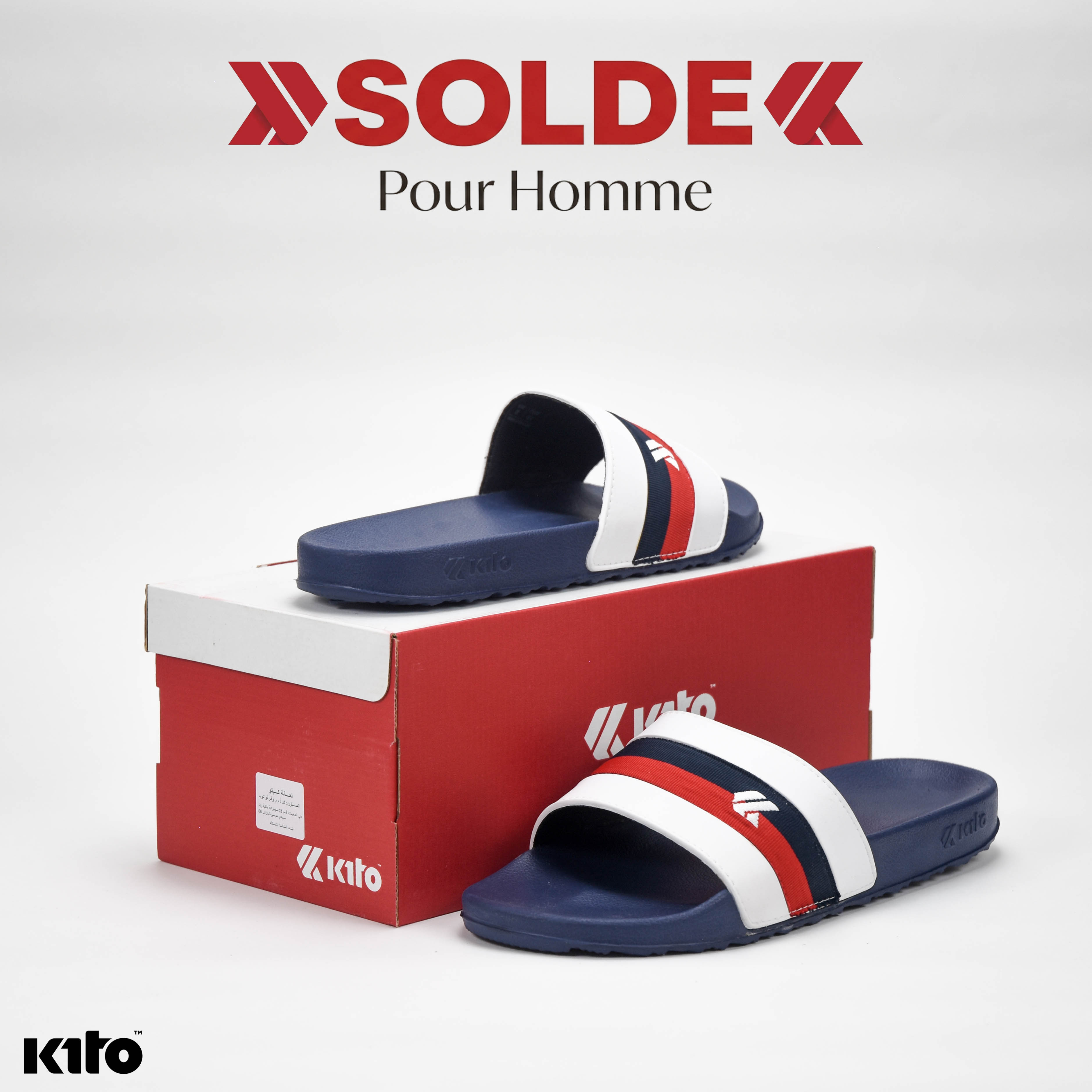 KITO CLAQUETTE AH133M NAVY BLUE