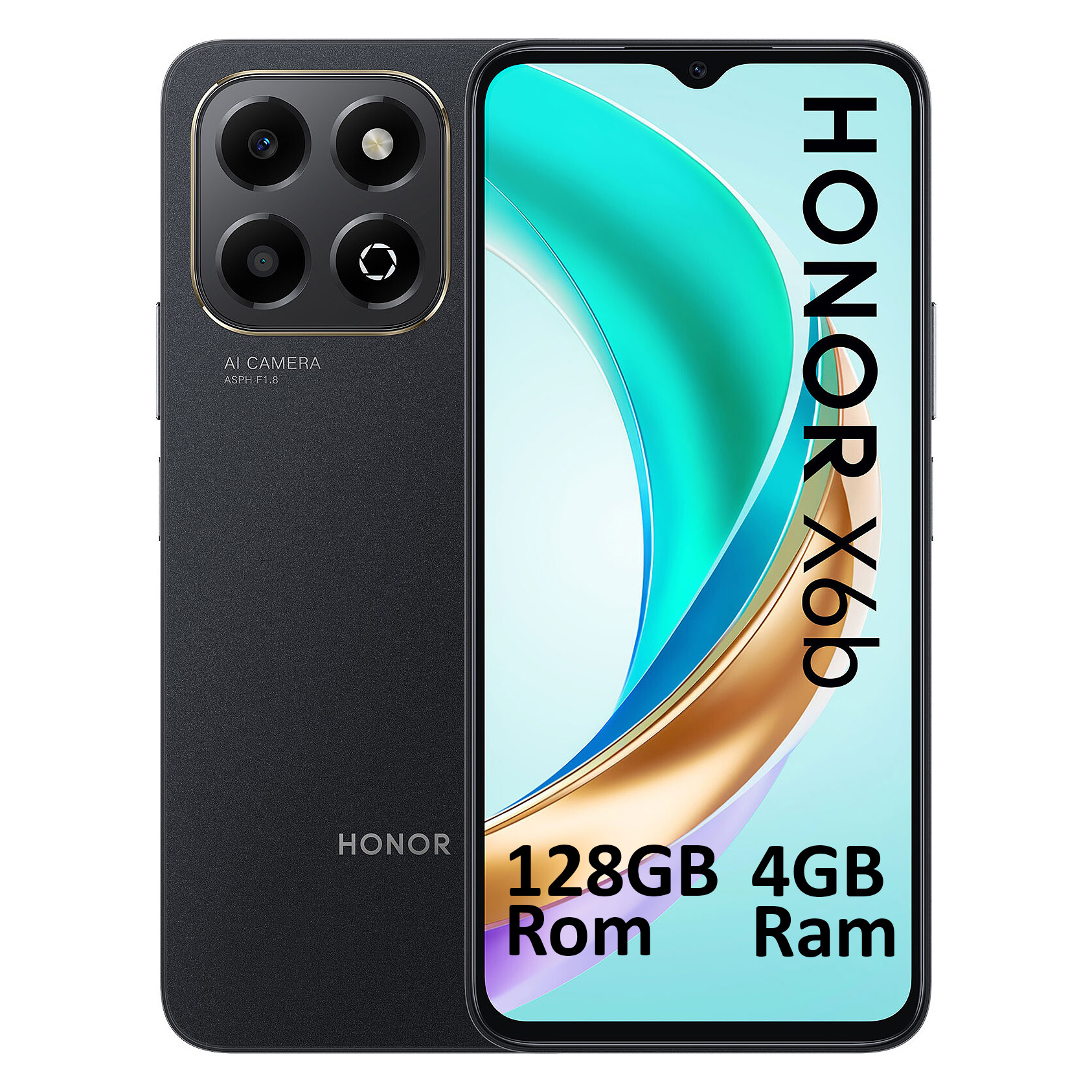 HONOR X6b 4/128GB Mindnight Black