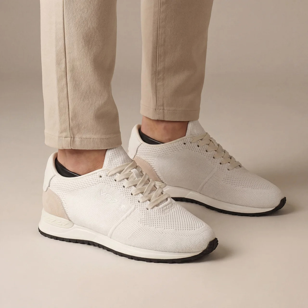 VO7 SHOES MILAN KNIT WHITE