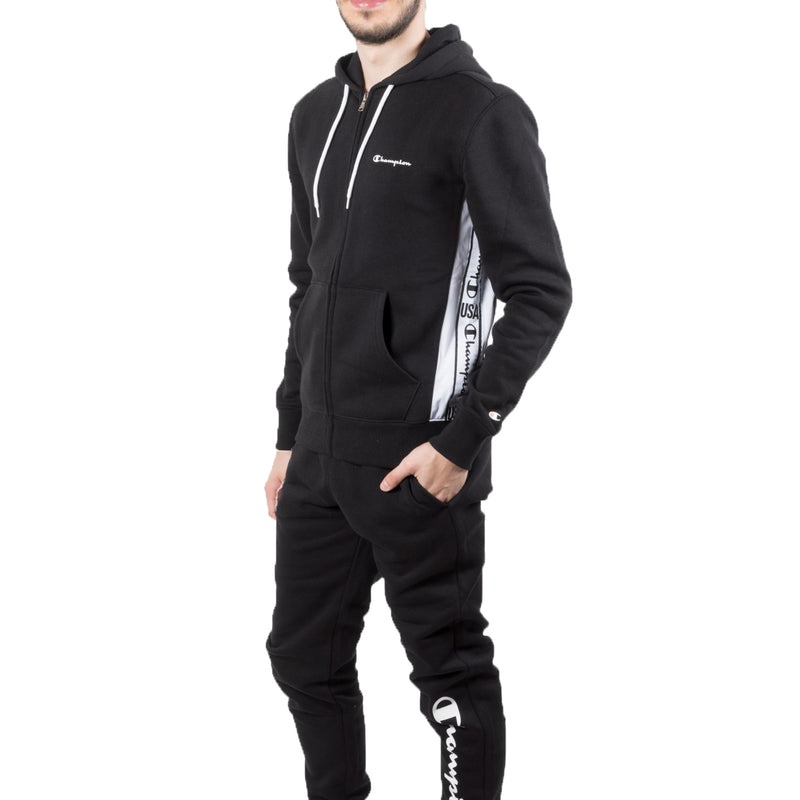 CHAMPION - Hooded Full Zip NBK/NBK/NB