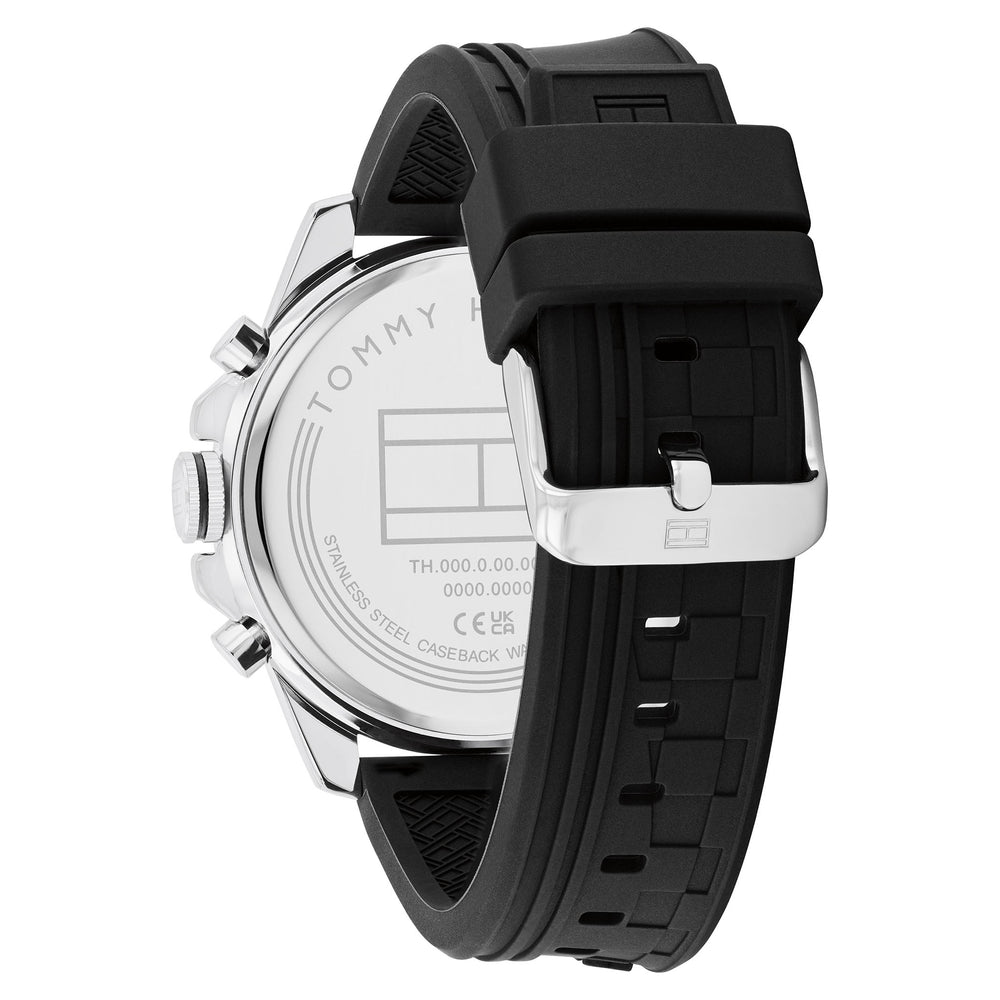 Montre Tommy Hilfiger Black Silicone Multi-function